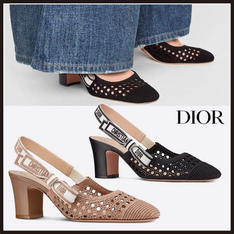 dior block heel